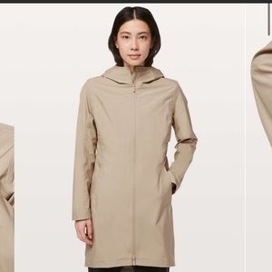 Lululemon Rain Rebel Jacket in Sand